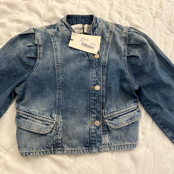 New with tags Ba&sh denim jacket size XS - Picture 5 of 7